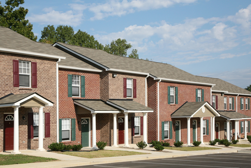 row of townhomes