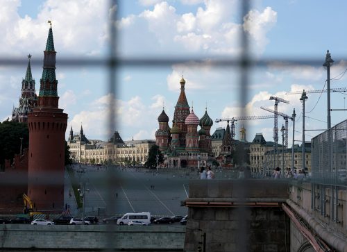 The Kremlin towers and St. Basil's Cathedral, Moscow, Russia, July 1, 2016. REUTERS/Maxim Zmeyev.
