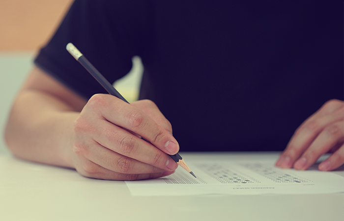 a student takes the SAT test