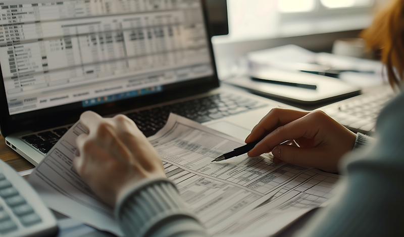 taxpayer reviews deductions before filing
